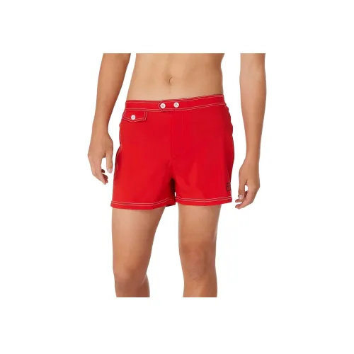 Speedo Мужской Винтаж 14' Плавание Шорты Красный Плавки Мужской High Risk Красный