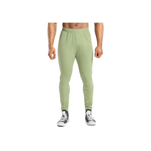 GYMSHARK ESSENTIAL MUSCLE JOGGERS Вязаные тренировочные брюки Men's Natural Шалфейно-зеленый