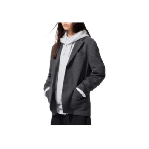 UNIQLO Темно-серый унисекс деловые костюмы