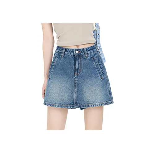 ACHIEVE ACHV Джинсовые короткие юбки Женские