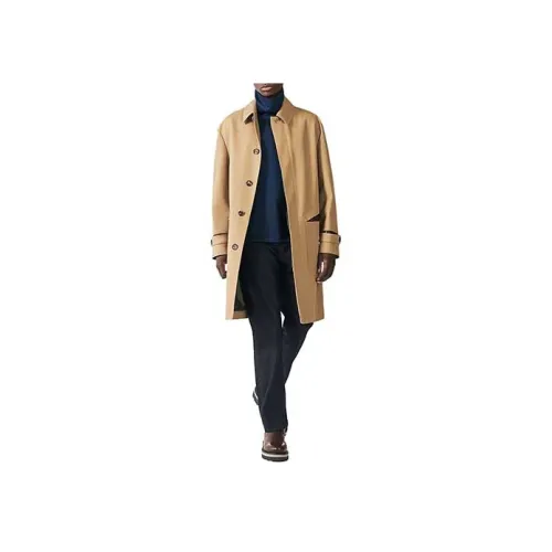 HERMES CAMEL Мужской тренч