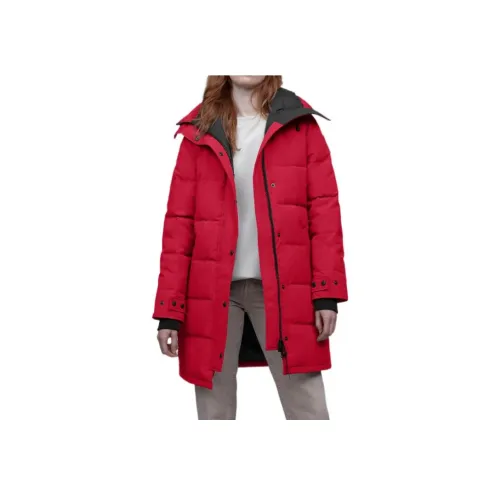 Canada Goose Shelburne Series Пуховик Женские Red Pine Цвет