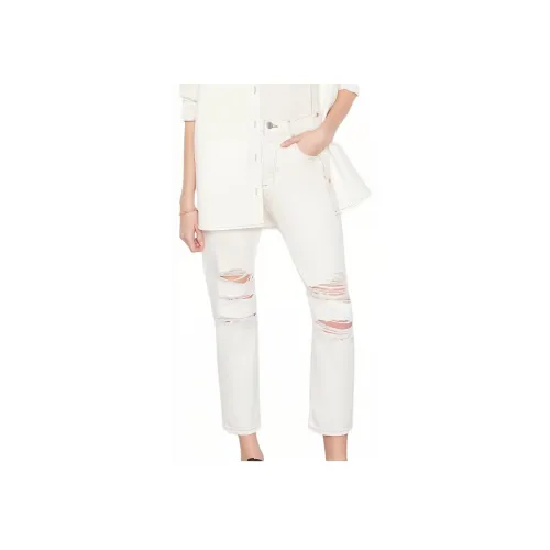 Рамка Белый Женские Джинсы