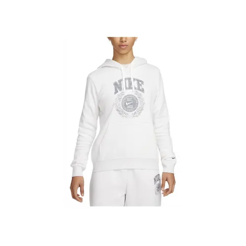 Nike Sportswear Club Флис Толстовка Женская Светло-Серый