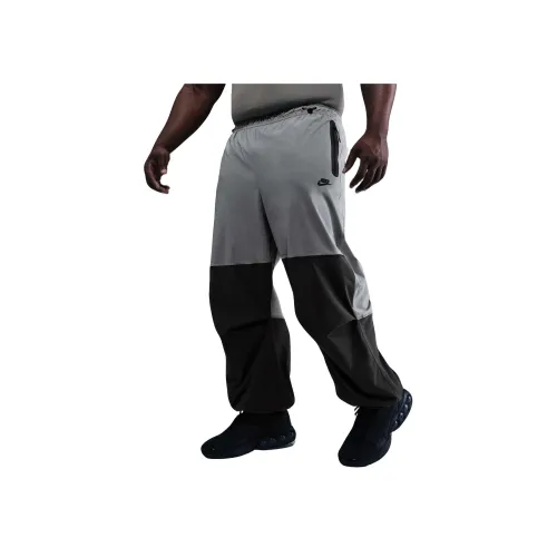 Nike Ткани вязаные Повседневные брюки Мужской Черный Серый