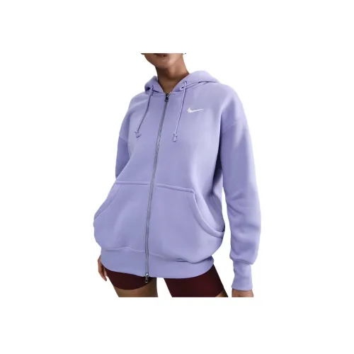 Nike Sportswear Phoenix Fleece SS25 Свитшот Женский Фиолетовый