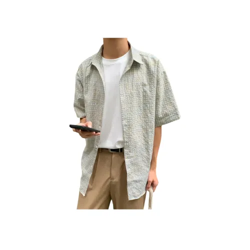 GANGZAI Короткий рукав рубашка унисекс