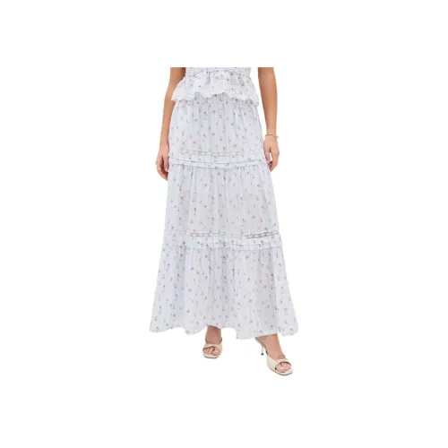 LOVESHACKFANCY Повседневный Длинный Юбка Женские