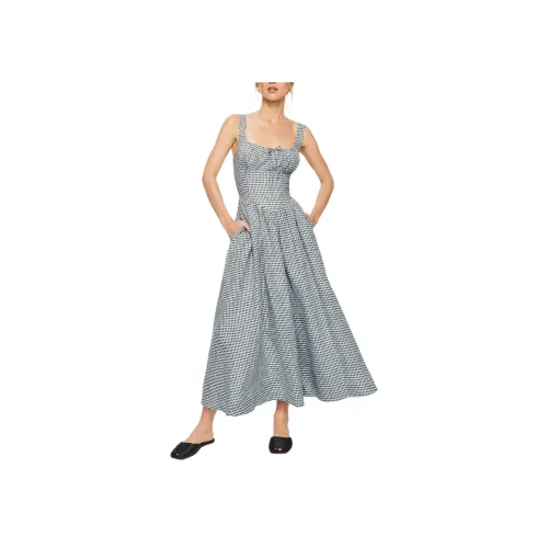 Reformation Balia Linen Dress Slip Dress Women's Slate