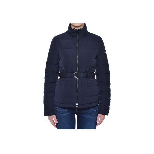 ARMANI JEANS Пуховик Женский Темно-синий