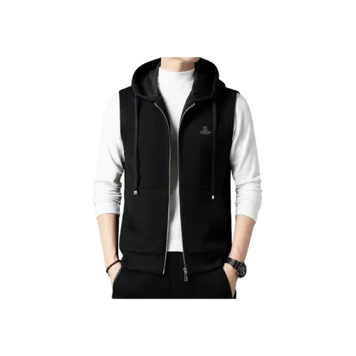 PIERRE CARDIN Мужские черные жилеты