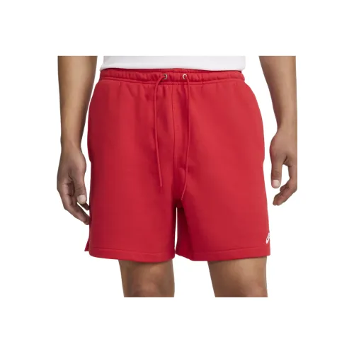 nike French Terry Flow Повседневные шорты Мужские Университетский красный