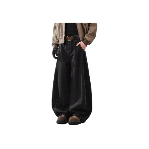 NRXX Черные Унисекс Джинсы