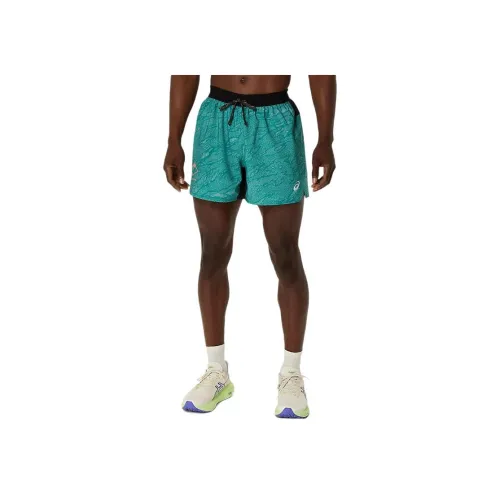 Asics FUJITRAIL Зеленые Мужские Повседневные Шорты