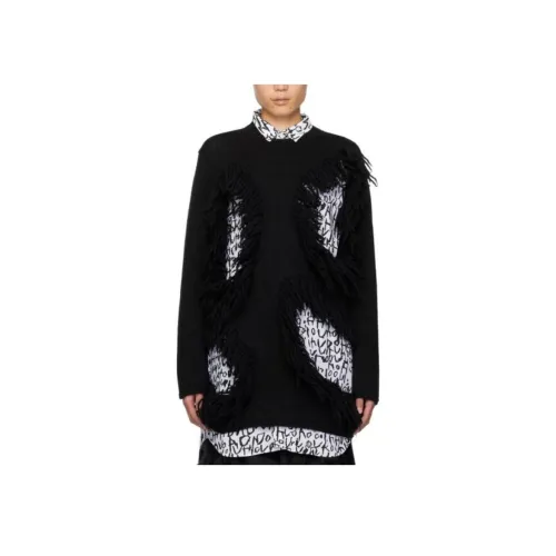 COMME Des GARCONS HOMME PLUS Черные Мужские Свитера