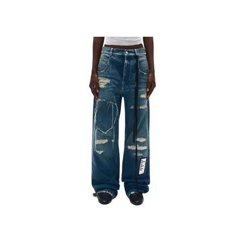 Ann Demeulemeester Blue Women's Jeans  
Анн Демеулестер Синий Женские Джинсы