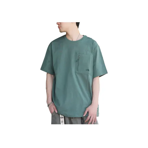 THE NORTH FACE Urban Exploration T-Shirt Мужской Утиное Зеленое