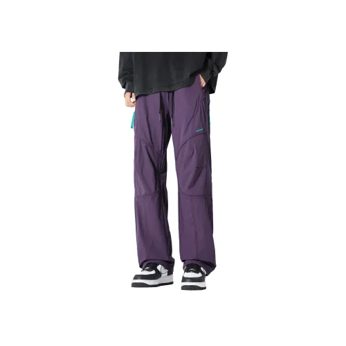 S.k. Manor Hill Повседневные брюки Унисекс Ночной фиолетовый