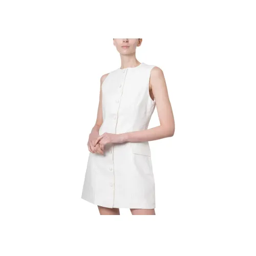 FAITHFULL THE BRAND Без рукавов Платье Женское Белое