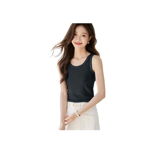 MOHANYIMEI Темно-синие женские майки