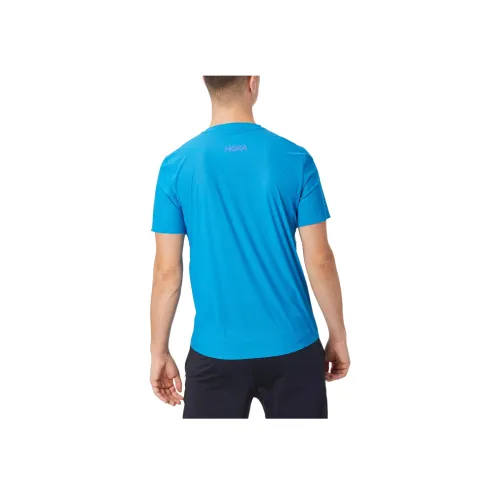 HOKA ONE ONE Hoka Синий Мужской T-Рубашки