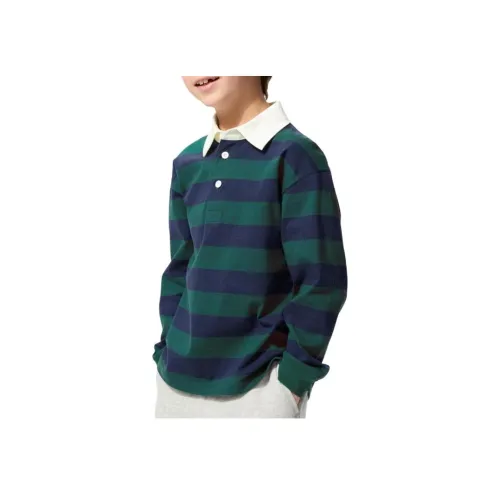 UNIQLO Поло Зеленый для детей 3-7 лет