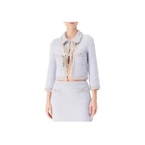 CHANEL Фиолетовые Женские Куртки