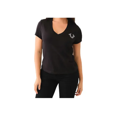 TRUE RELIGION T Рубашка Женская Черная