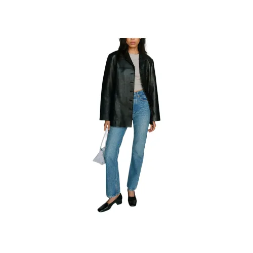 REFORMATION Veda Sutton Куртка Кожа Куртка Женская