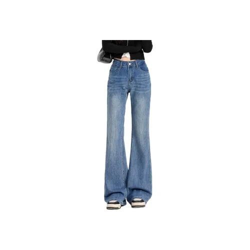 SEVEN FOR ALL MANKIND Темно-синий женский джинсы