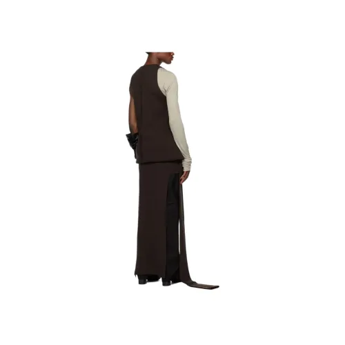 RICK OWENS совместный бренд Коричневый Мужской Свитеры