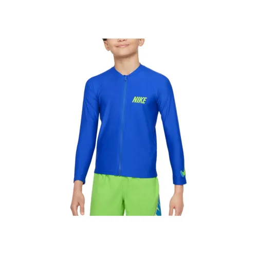 Nike Детский купальник Игровой королевский синий Action Зеленый Детский