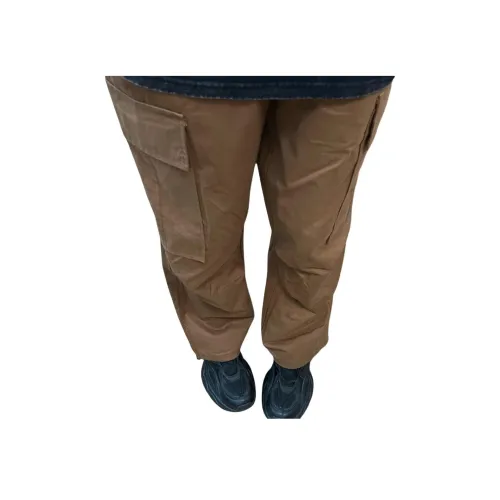 GANGZAI Кофе Унисекс Брюки с карманами