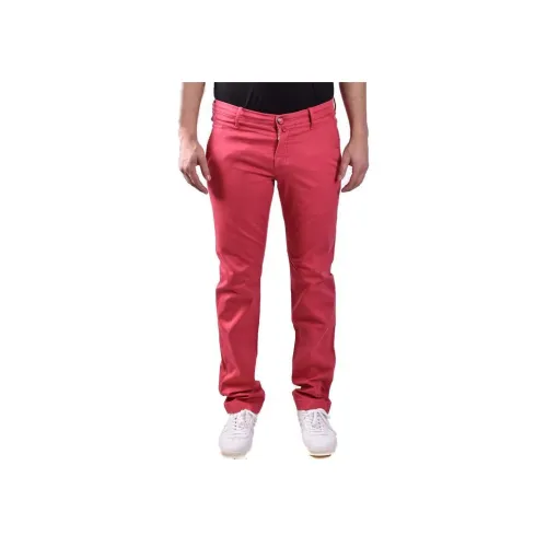 JACOB COHEN Повседневные брюки Мужские Красные