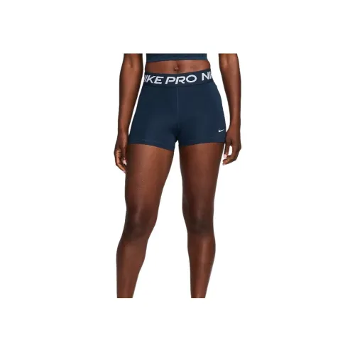 nike Спортивные шорты Женские Морской синий