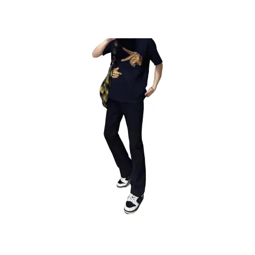 H.V.G.A Черные Унисекс Джинсы