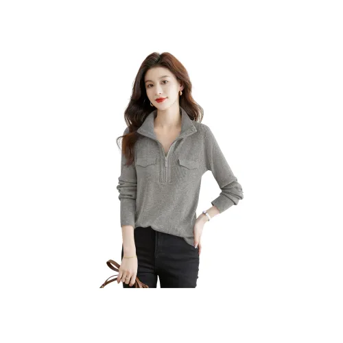 Cypress House Темно-серый Женский Трикотаж