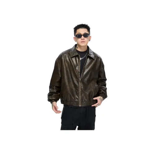 33TH Унисекс Кожаные Куртки
