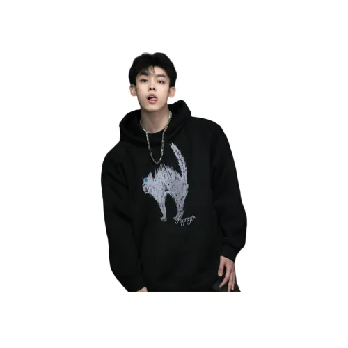 SINKACME Черный худи [Высокое качество, стиль] Мужской худи