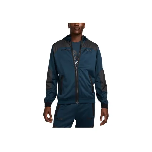 nike Sportswear Air Max Full Zip Hoodie Куртки Пальто Мужской Морской синий