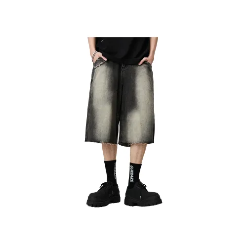 ALL IN Джинсовые шорты Мужской Jet Ink Black