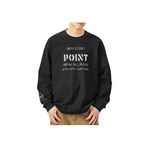 WOOD SOON Осенний Зимний Свободный крой Пуловер 100% хлопок Базовый слой Толстовка Мужской