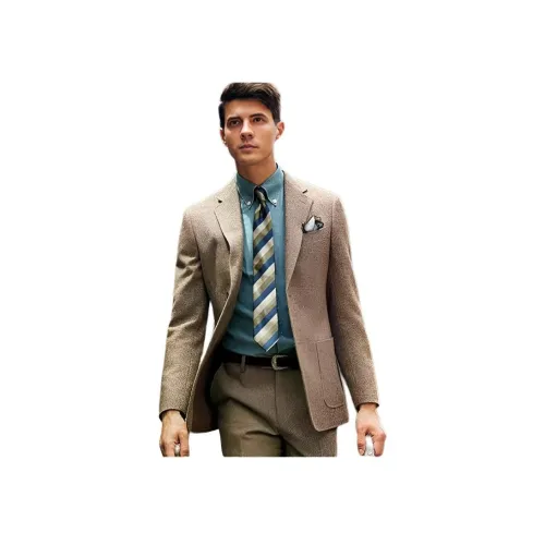 BUSYCON Хаки Мужские Деловые Костюмы