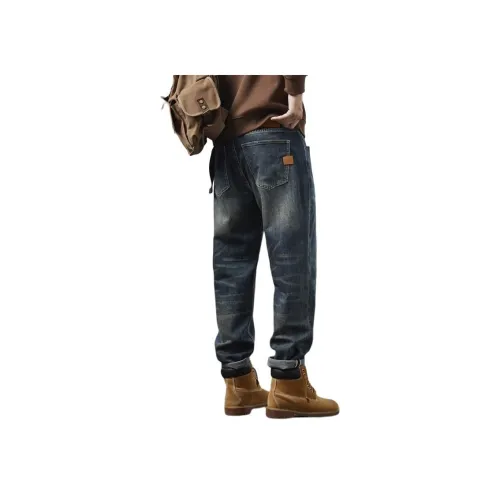 YASHENQISHI 281T2058 Синий Мужские Джинсы