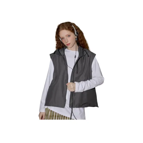 Coolhut Темно-серые Женские Жилеты