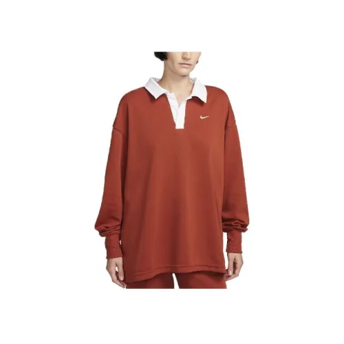 NIKE Sportswear Essentials series Коричневый Женские Поло