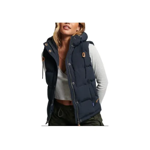 SUPERDRY Жилет Женские Navy Blue