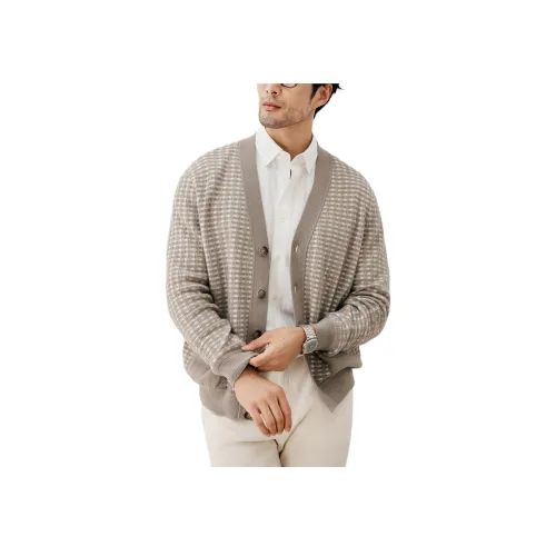 St. H Светлый кофейный мужской трикотаж