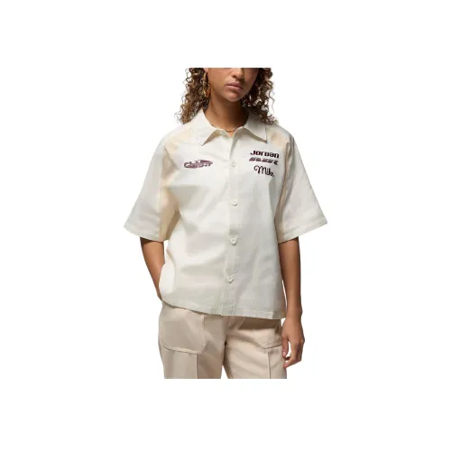 Джордан Ткани вязаные Рубашка Женские Светло-коричневый