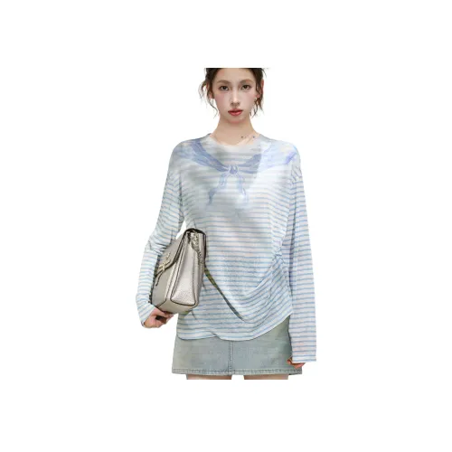 Princess Berdele Тонкая футболка T прозрачная защита от солнца COVER UP свободный крой топ женский